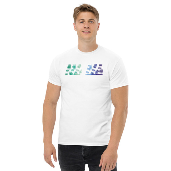 GAY FLAG IN THE FORM OF A TRIANGLE Men's classic tee