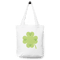 Four leaves clover cotton tote bag