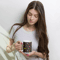 Rainbow colored butterflies on a dark background coffee mug