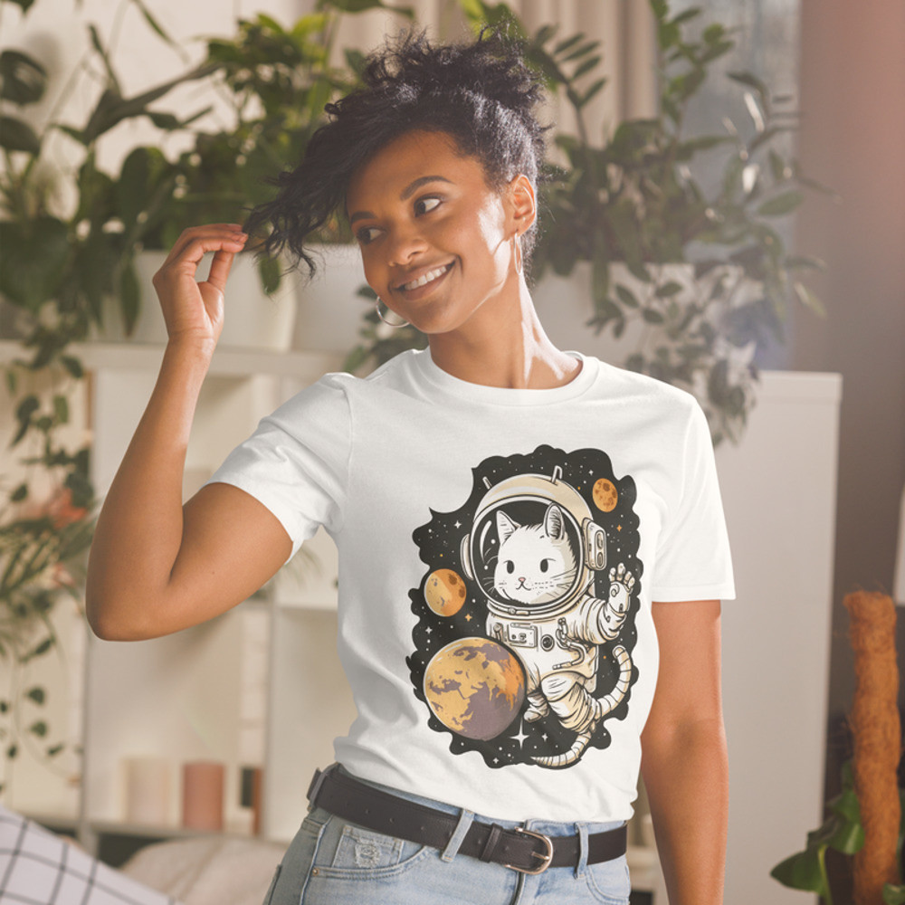 CAT IN SPACE T-Shirt UNISEX