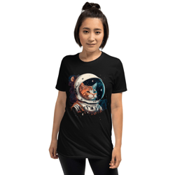 Cat Astronaut T-Shirt Unisex