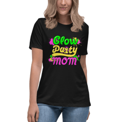 Glow Party Mom Women's Relaxed T-Shirt