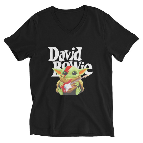 Baby yoda Unisex Short Sleeve V Neck T Shirt Inspire Uplift