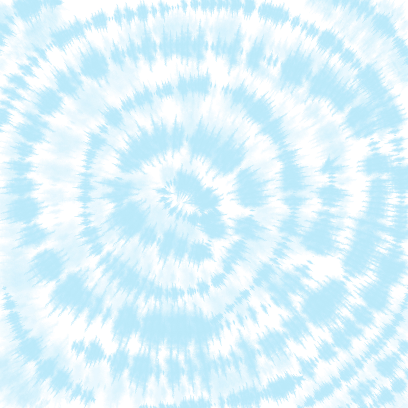 Blue and White Spiral Pastel Tie Dye Women's T-shirt
