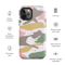 Modern Girly Camo Mix Colored Seamless Pattern Tough Case for iPhone®