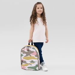 Modern Girly Camo Mix Colored Seamless Pattern Backpack