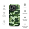 Military Green Camo Pattern Tough Case for iPhone®