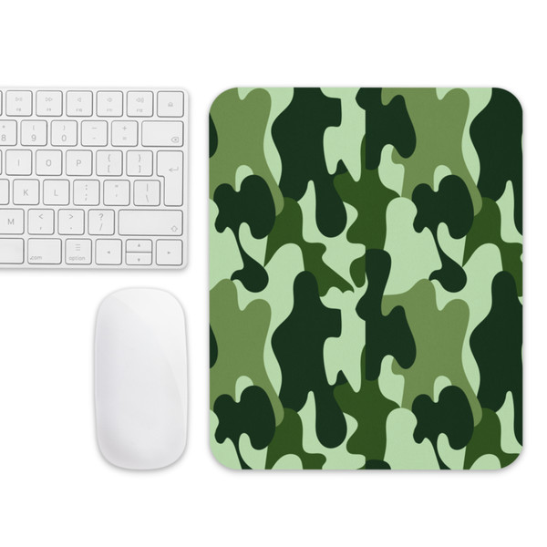 Military Green Camo Pattern Mouse pad
