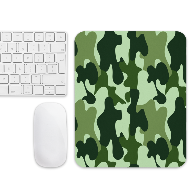 Military Green Camo Pattern Mouse pad