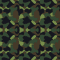 Woodland Military Camo Green Brown Black Pattern Padded Sports Bra