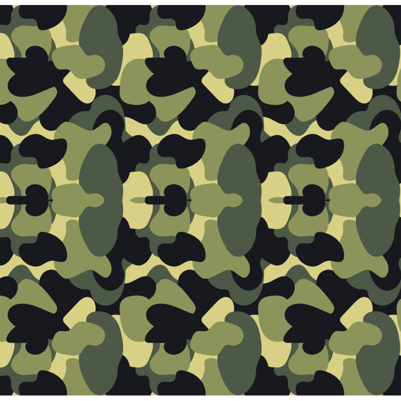 Woodland Camo Green Black Khaki Pattern Recycled unisex sports jersey