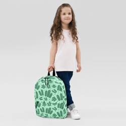 cute watercolor cactus pattern backpack