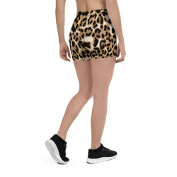Leopard Print Animal Skin Pattern Shorts