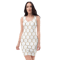 Golden Chicken Wire Pattern Sublimation Cut & Sew Dress