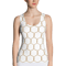 Golden Chicken Wire Pattern Sublimation Cut & Sew Tank Top