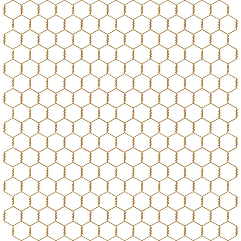 Golden Chicken Wire Pattern Men's Recycled Athletic Shorts