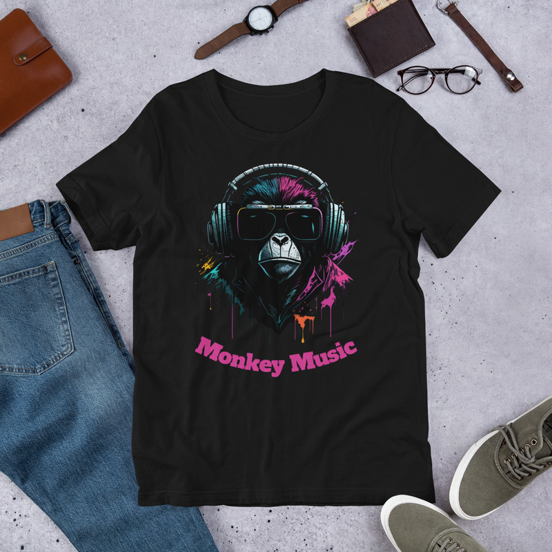 Monkey Music Unisex t-shirt