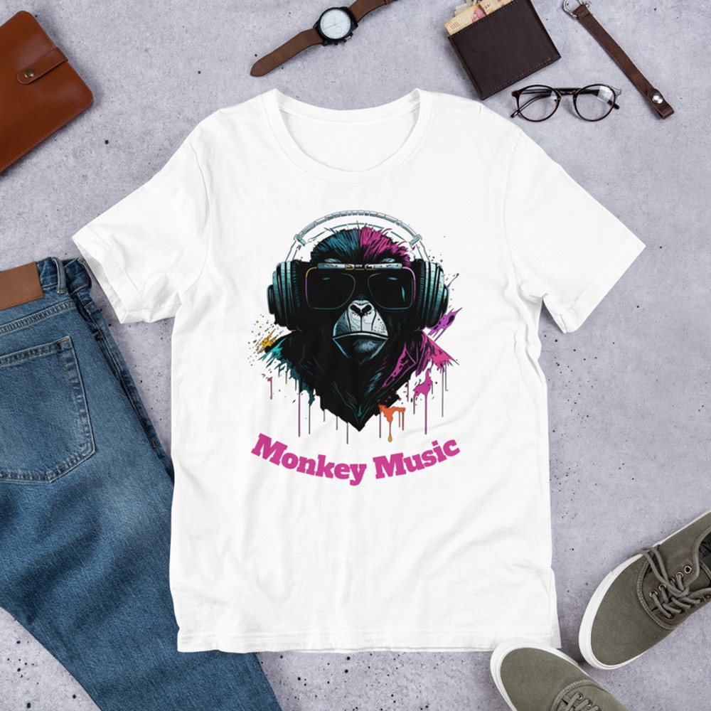 Monkey Music Unisex t-shirt