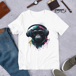 monkey music unisex t-shirt