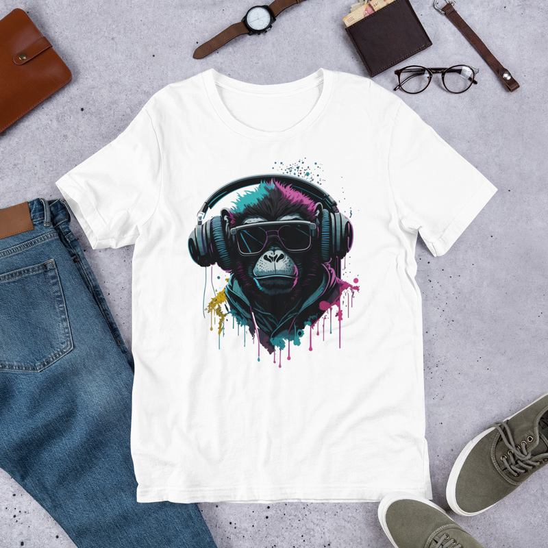 Monkey Music Unisex t-shirt
