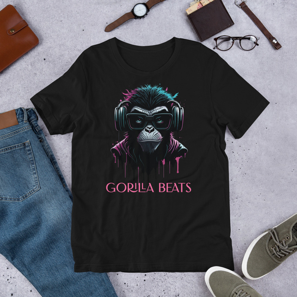 Gorilla Beats Unisex t-shirt