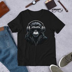 dj monkey unisex t-shirt