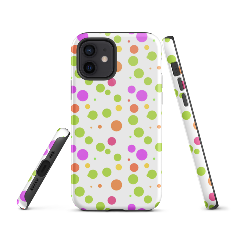 Cute Colorful Polka Dots Pattern Tough Case for iPhone®