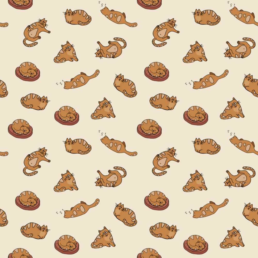 Cute Cartoon Cats Pattern Backpack