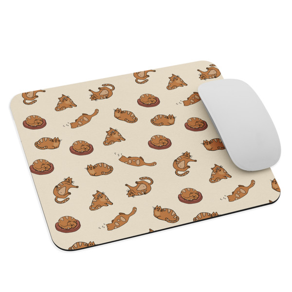 Cute Cartoon Cats Pattern Mouse pad