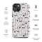 Cute Cartoon Monsters Seamless Pattern Tough Case for iPhone®