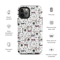 Cute Cartoon Monsters Seamless Pattern Tough Case for iPhone®