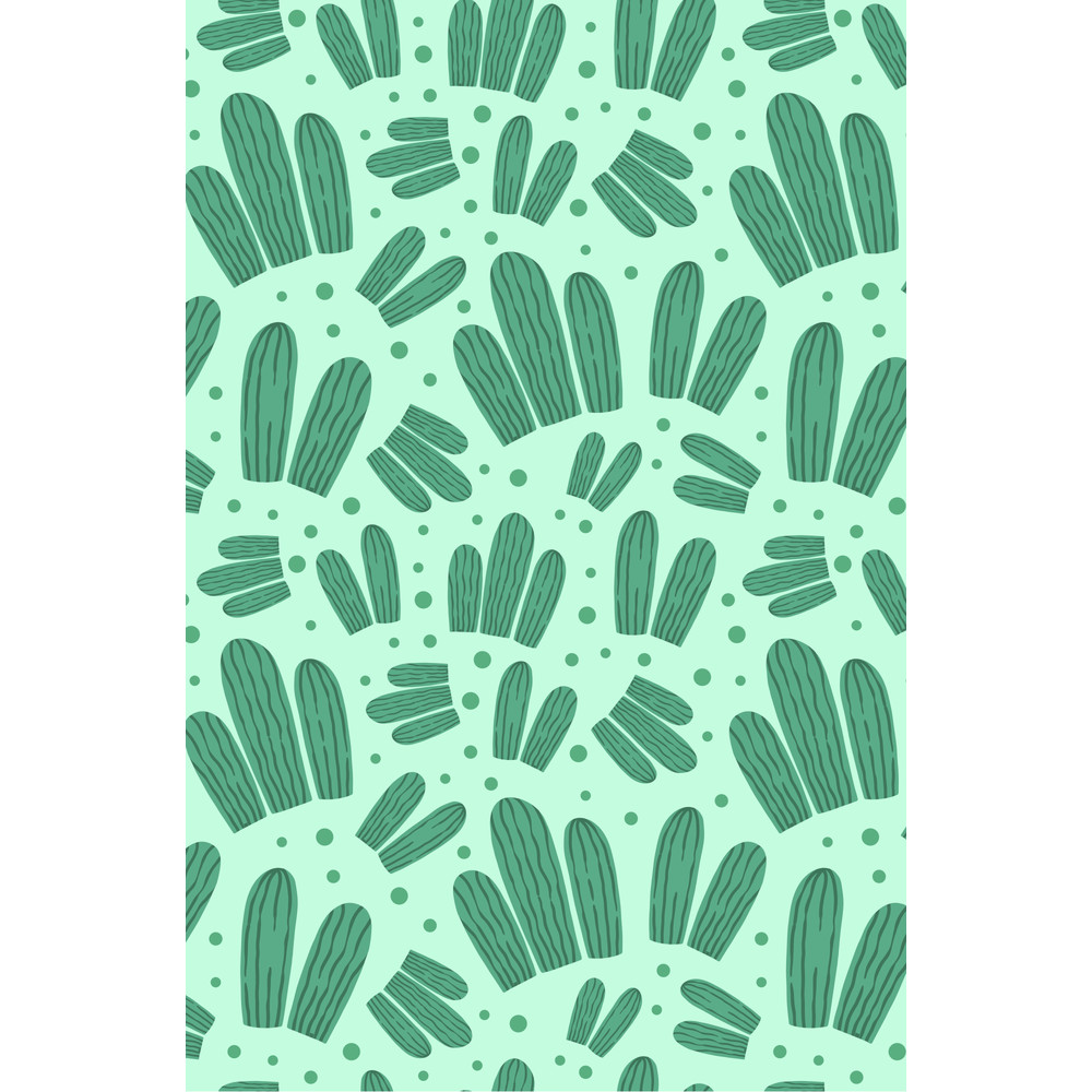 Cute Watercolor Cactus Pattern Women's Joggers