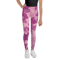 Modern Girly Purpl Pink Lilac Camo Pattern Youth Leggings