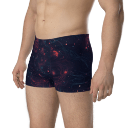 space galaxy stars pattern boxer briefs