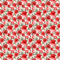Red Rose Flowers Seamless Pattern Yoga Leggings
