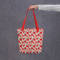 Red Rose Flowers Seamless Pattern Tote bag
