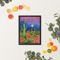Colorful Cactus Landscape Wall Decor Print