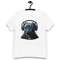 Bulldog in Headphones Men's classic tee