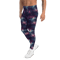Purple Space Galaxy Cosmic Stars Pattern Men's Leggings