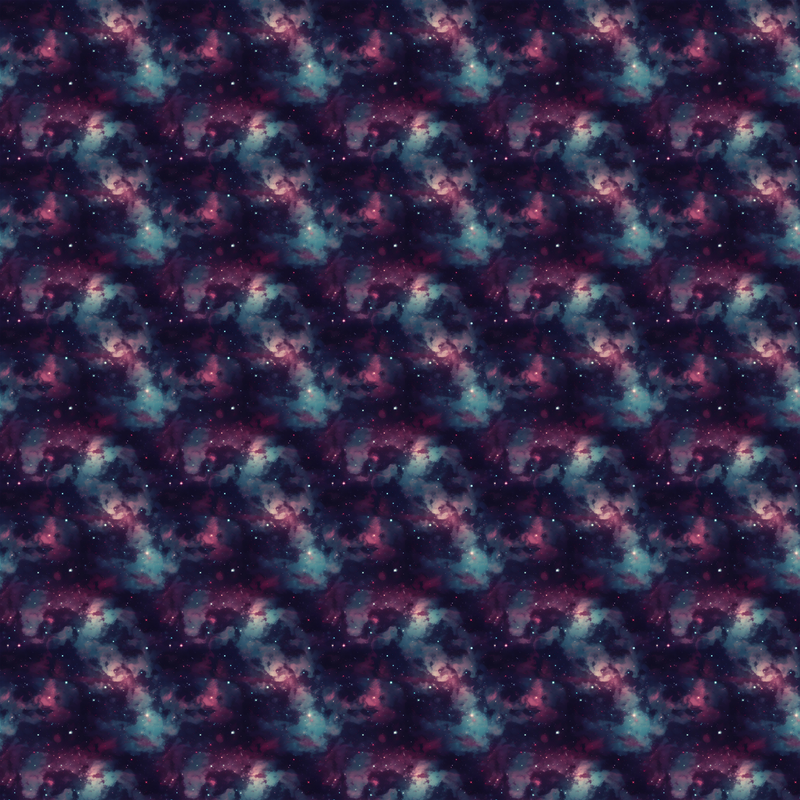 Purple Space Galaxy Cosmic Stars Pattern Kids Rash Guard