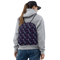 Purple Space Galaxy Cosmic Stars Pattern Drawstring bag