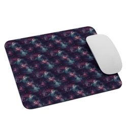 purple space galaxy cosmic stars pattern mouse pad