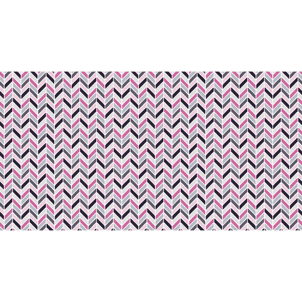 Colorful Chevron ZigZag Stripes Pattern Skater Skirt