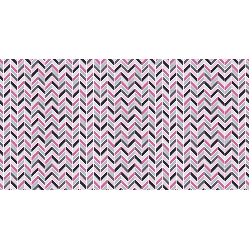 Colorful Chevron ZigZag Stripes Pattern Skater Skirt