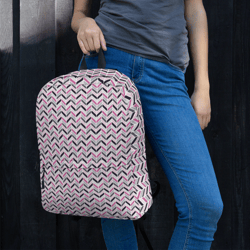 colorful chevron zigzag stripes pattern backpack