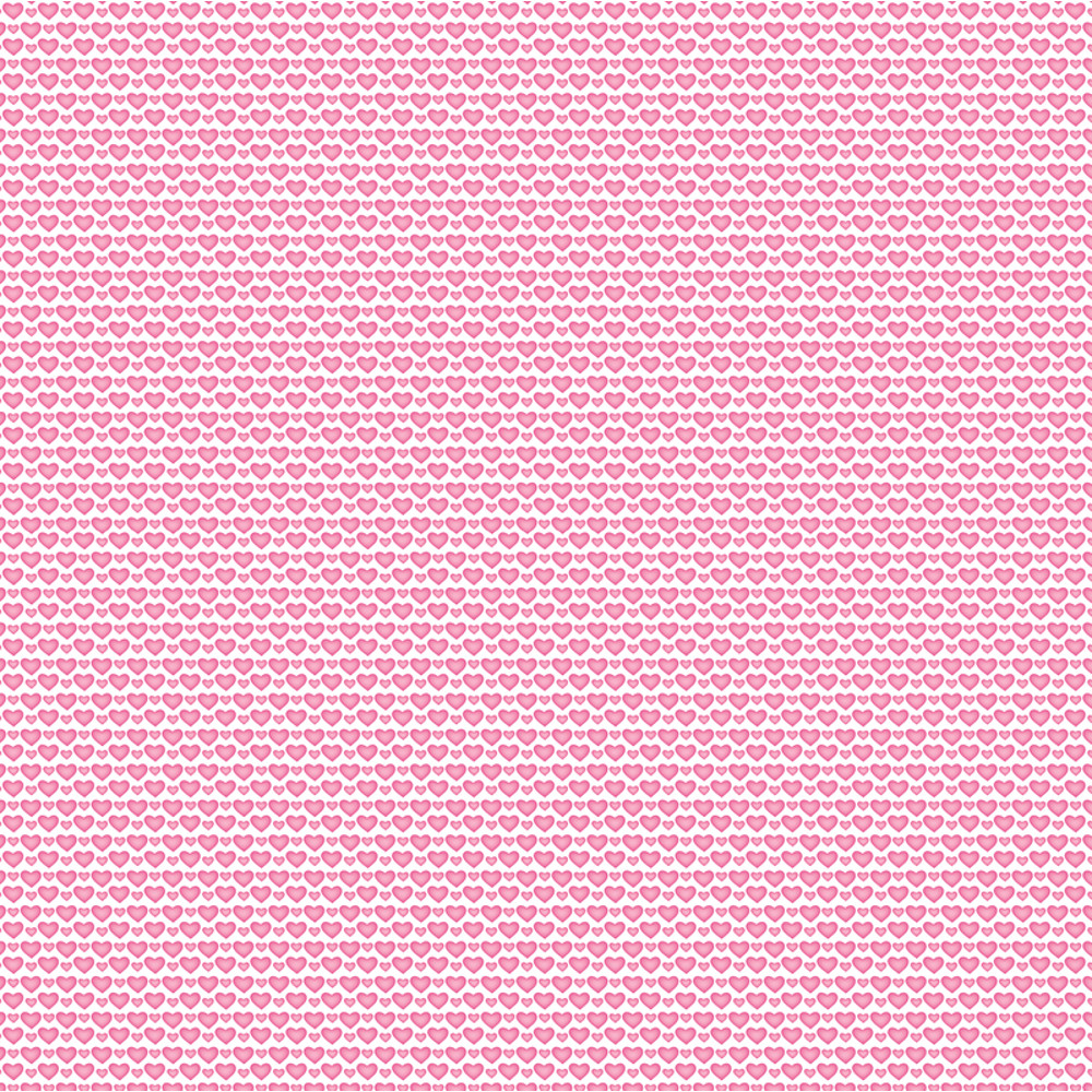 Pink Hearts on the White Background Recycled padded bikini top