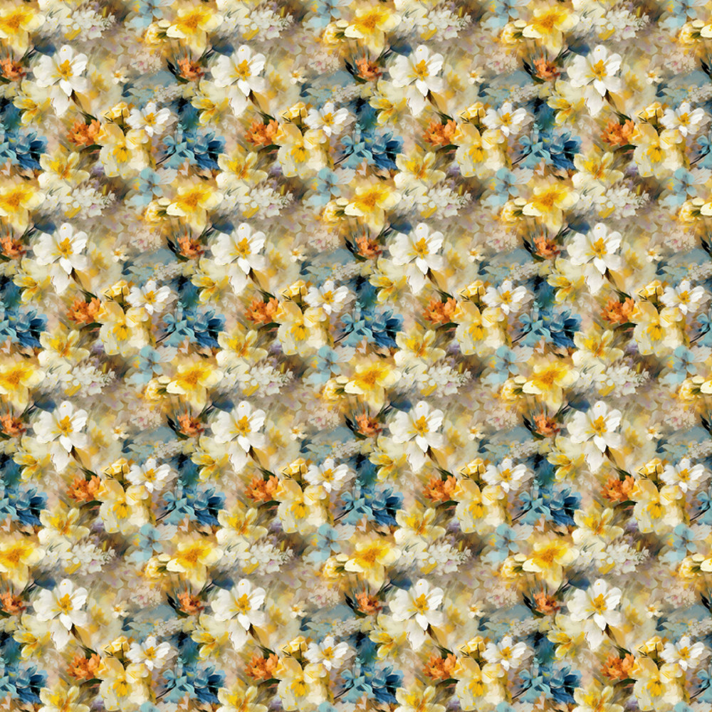 Colorful Spring Flowers Seamless Pattern Women’s Recycled Athletic Shorts