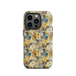 colorful spring flowers seamless pattern tough case for iphone®