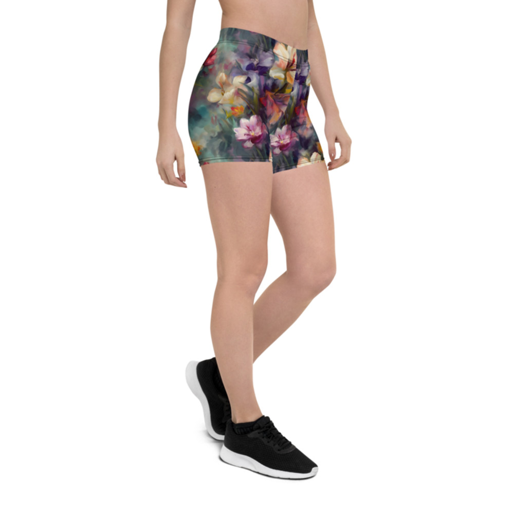 Beautiful Romantic Flowers Chic Floral Pattern Shorts