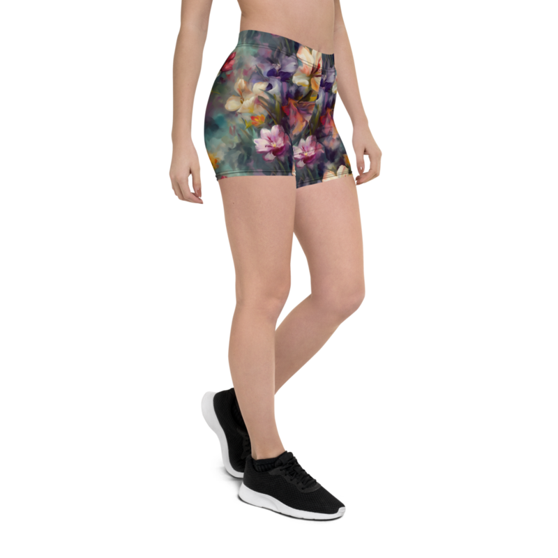 Beautiful Romantic Flowers Chic Floral Pattern Shorts
